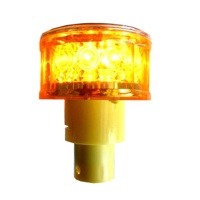 Owleye IP66 12Led Lampe de sécurité routière à énergie solaire Réflecteurs blancs Matériau ABS PC pour l'utilisation routière en extérieur Avertissement de trafic