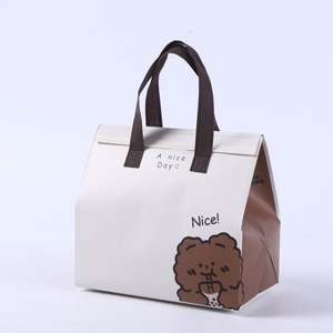 Aluminum Foil Insulated Cooler Bag Metallic Color Food Delivery Foldable Cooler Bag Cake Cooler Bag - Product Image 1