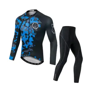 Adults outdoor sportswear suit long sleeve man bicycle clothing cycling wear