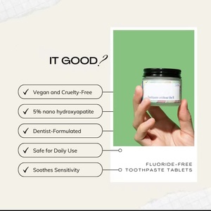 Tabletas de Pasta Dental Blanqueadora Original de Fábrica, Anti-amarilleamiento, Cuidado Dental de Encías, Marca Privada - Product Image 3