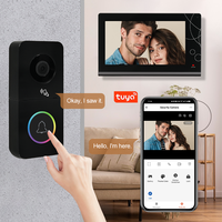 Beste prijs IP video-intercom POE Wifi deurbel slimme video deurtelefoon systeem Tuya Home intercom toegangscontrole voor appartement