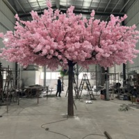 Arbre artificiel géant de cerisier Sakura rose de 12 pieds, blanc, personnalisé pour mariage
