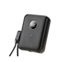 Power Bank Mini 10000mAh dengan Kabel Tipe-C, Layar LED Digital, Logo Custom, Kabel Terintegrasi, 22.5W, Tahun 2026