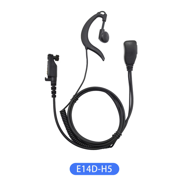 Headphone G-hook Earpiece for Hytera E14D-H5 Two Way Radio Walkie Talkie G Shape Earhook