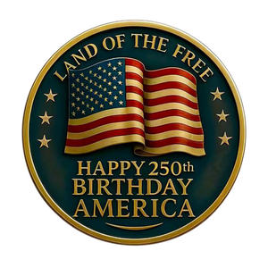 Gedenkmünze zum 250. Jahrestag der USA, 3D-Relief, hochwertig plattiert, Metallhandwerk, Sammlerstück, Dekoration, Feiertagsgeschenk - Product Image 3