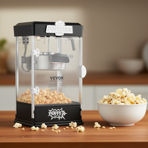 Máquina para Hacer Palomitas de Maíz Vevor de Sobremesa, 400W, Aire Caliente, Negra, 4 Oz, Modelo D0100X32TRJ - Product Image 2