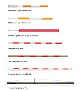 Barrière de route Porte Boom Bras Clôture Télescopique Droite Ronde Courbée Pliante Publicité Avec LED - Product Image 1