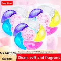 OEM/ODM Fabricant direct de capsules de lessive parfumées durables 6 en 1, capsules de savon à lessive, capsules de lessive