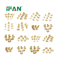 IFAN Raccords de tuyauterie en laiton de 1/2 à 2 pouces, raccords en T à compression durables pour lignes de toilettes, vente chaude