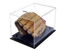 Cube en plastique Transparent et personnalisé, boîte d'exposition de chapeaux de Baseball, Tube de bureau, en acrylique Transparent, 1 pièce
