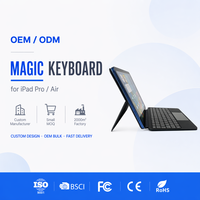 Étui Magic Folio avec clavier séparé rétroéclairé LED USB pour le nouvel iPad 10e génération 2022