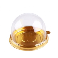 Boîte à gâteau mini transparente en plastique PET de qualité alimentaire, jetable, personnalisable, pour œufs croustillants, vente en gros, best-seller