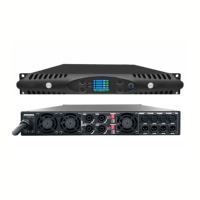 Amplificateur de puissance numérique Marco Audio K445 4CH 4x4500W 1.5U DSP avec boîtier métallique