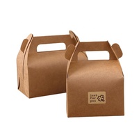 Papier kraft ondulé personnalisé en usine boîte à bonbons en papier kraft de qualité alimentaire boîte à cupcakes faite à la main écologique 89