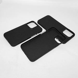 Style prêt pour iPhone série 15 couverture de téléphone portable tout compris étui de téléphone en Fiber de carbone aramide de Type Ultra-mince - Product Image 3