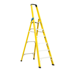 Escalera Plegable Aislada de Fibra de Vidrio, Forma de A, No Conductiva, con Protección Antideslizante, para Electricistas Industriales - Product Image 2