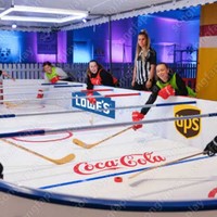 Personnalisation intérieure, dôme géant de hockey, aire de jeux intérieure commerciale, construction métallique pour événements publics, location, interactif