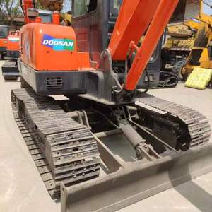 รถขุดดิน Doosan DH55 ขนาด 5 ตัน พร้อมเครื่องยนต์ Cummins ปั๊มและเกียร์ Kawasaki บุ้งกี๋ขุดดิน แบบตีนตะขาบ อุปกรณ์ก่อสร้าง - Product Image 6