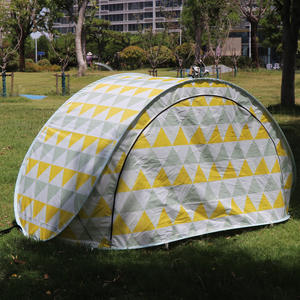 เต็นท์พับได้สองชั้นแบบอัตโนมัติเต็มรูปแบบเต็นท์ชายหาดกลางแจ้งแบบพกพาสำหรับเด็ก2คนตั้งแคมป์กลางแจ้ง - Product Image 2