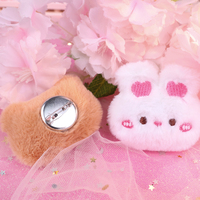 Broche en peluche découpée en tissu doux, motif petit démon de dessin animé, personnalisée et mignonne, pour usage promotionnel