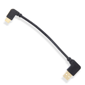 Cable de datos en ángulo recto tipo C a USB A para Android, con conductor de cobre puro y revestimiento de PVC. - Product Image 1