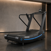 Tapis roulant incurvé YG FITNESS YG-T011-1, vente en gros d'usine, prix bas, tapis roulant manuel commercial, machine de tapis roulant commercial