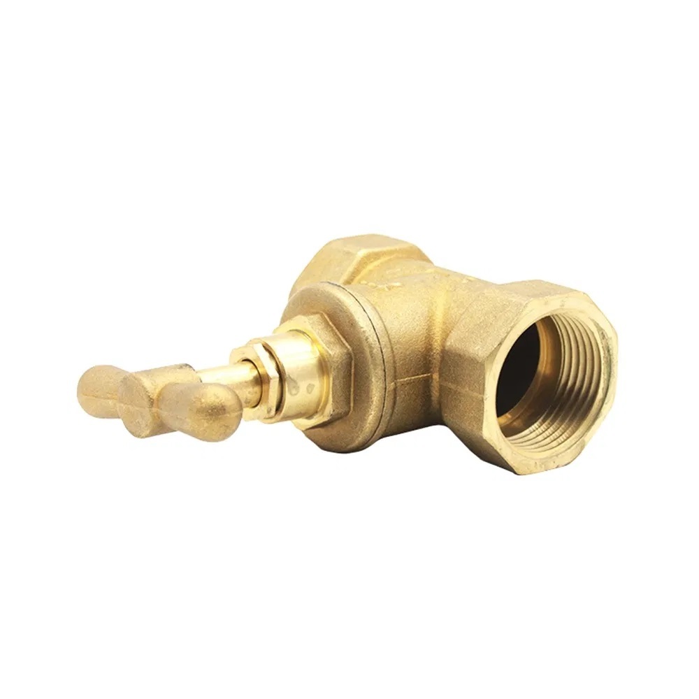 Premium Brass Globe Valve Single-Handle Double Thread Copper Water Stop Valve for Plumbing · image 4