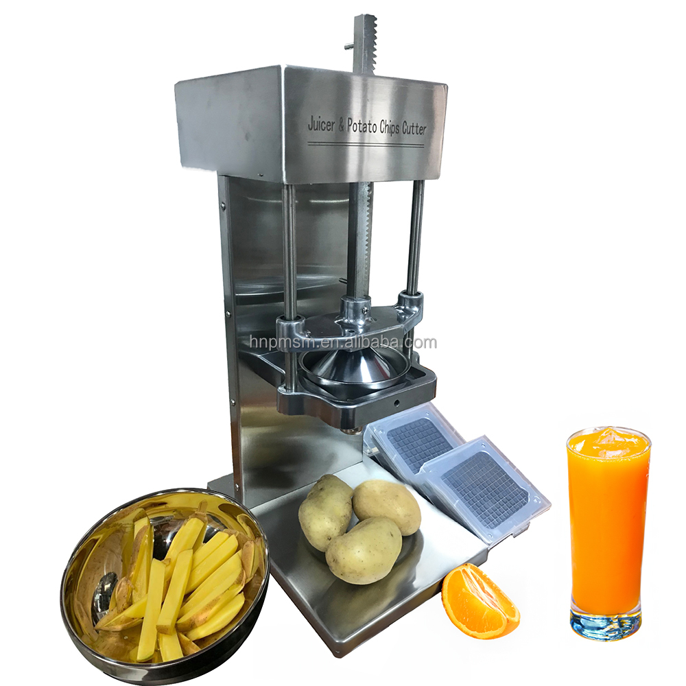 Citrus Juicer Potato Cutting Machine Potato Finger Chips Cutting Machine Commercial Potato Chips Making Machine