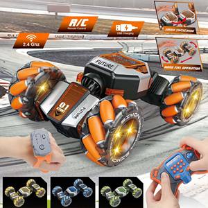 รถบังคับวิทยุแบบหมุนได้ 360 องศา พร้อมระบบตรวจจับท่าทาง ควบคุมด้วยรีโมท 2.4GHz 4 ช่องสัญญาณ ใช้ได้ทั้งในร่มและกลางแจ้ง - Product Image 4