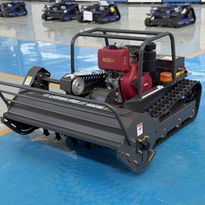 Heavy Duty Tracked Flail Mower with Radio Controlled System, Professional Mower for Thick <b>Brush</b> and High Grass - Product Image 2