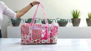 Stylish Cotton Quilted Duffle <b>Bag</b> Handcrafted Lightweight Travel <b>Bag</b> Large Capacity Durable Everyday Carry <b>Bag</b> For Men And Women - Product Image 3