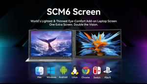 Extensor de Pantalla para Portátil <span class=keywords><strong>Blackview</strong></span> SCM6, Ultrafino, Monitor Portátil IPS FHD de 14 Pulgadas y 1080P, para Windows/Mac/Android/Switch - Product Image 2