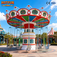 Manèges à chaises volantes, balançoires électriques, carrousel, équipement de parc d'attractions pour enfants et adultes, certifié CE, couleur personnalisée