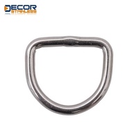 Mousqueton ovale en acier inoxydable robuste pour usage industriel avec finition naturelle - Marque DECOR