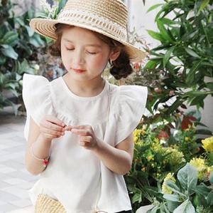 Beautiful White Girls Sleeveless <b>Compression</b> Child Night Shirts - Product Image 1