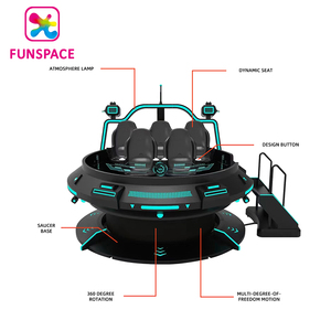 Funspace Guangzhou Usine Vente en Gros VR Équipement de Jeu 5 Sièges UFO 9D Réalité Virtuelle Montagnes Russes Simulateur de Cinéma - Product Image 3