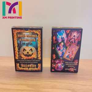 Jeu de tarot personnalisé de luxe avec des bords de cartes noirs et des illustrations vibrantes - Product Image 5