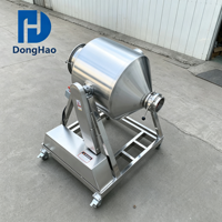 Promotion : Mélangeur Rotatif Automatique à Tambour en Acier Inoxydable 304 avec Moteur AC pour Poudres Sèches, Grains et Farine