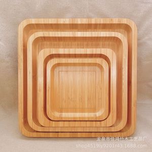 Bamboo Serving <b>Tray</b> Rectangular Eco Friendly For Tea Coffee Hotel Use - Product Image 2