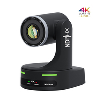Cámara de Transmisión PTZ 4K WODWIN WIN-J86AKN /SDI/PoE con Luz Tally, Controlador de Joystick de un Solo Brazo, Lente 12X/20X, Sistema de Conferencia