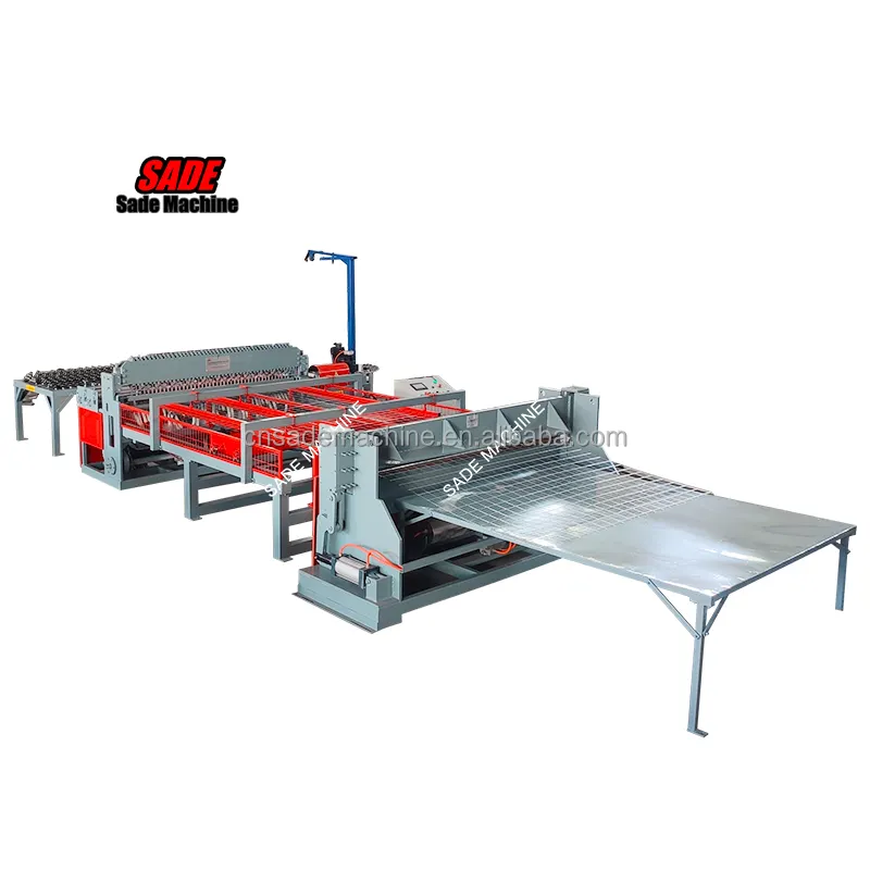 Línea completamente automática para la producción de máquina de malla metálica soldada