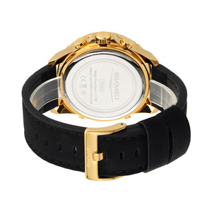 Skmei Men's Digital Analog Watch 30M Waterproof Three Time Zones Countdown Timer Multifunctional Wristwatch - Product Image 4