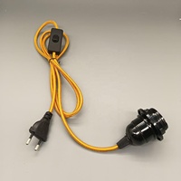 Kit de suspension luminaire DIY 303 Switch avec cordon et douille E26 E27 pour Loft et entrepôt