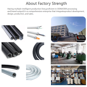 <span class=keywords><strong>Tubo</strong></span> <span class=keywords><strong>Corrugado</strong></span> de Acero Galvanizado de 25 mm (1 pulgada) con Hebilla Simple o Doble, Conducto Metálico Flexible - Product Image 4