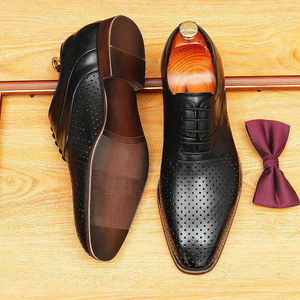 Nuevos Zapatos de Cuero para Hombre, Primera Capa de Piel de Vaca, Zapatos Formales de Cuero, Zapatos de Cuero para Boda - Product Image 5