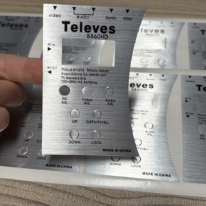 Custom waterproof <b>printed</b> labels for electronic devices; high-quality product labels at factory prices with fast delivery. - Product Image 5