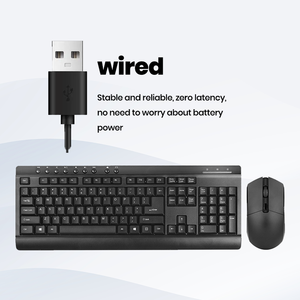 Nhà Máy Bán Buôn Teclado Gamer Klavye Chuột Cắt Kéo USB PC Văn Phòng Chơi Game Máy Tính Có Dây Bàn Phím Và Chuột Combo Cho Máy Tính Để Bàn - Product Image 2