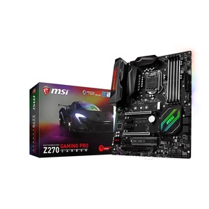 Ban đầu mới cho <span class=keywords><strong>MSI</strong></span> <span class=keywords><strong>Z270</strong></span> chơi game Pro Carbon Máy tính để bàn bo mạch chủ với DDR4 bốn kênh bộ nhớ và 64 GB Ram tối đa công suất - Product Image 1