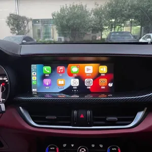 Toyota Alfa Romeo için UPSZTEC 10.25 inç Android 13 Alfa Giulia 2017 Ram 4G + 64G GPS navigasyon araç multimedya Video 4 + 64GB