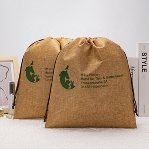 Nhà Máy Cung Cấp Trực Tiếp Biểu Tượng Tùy Chỉnh Đay Hessian Vải Bố Quà Tặng Dây Kéo Túi Mềm Đay Trà Cà Phê Bao Bì Túi - Product Image 4